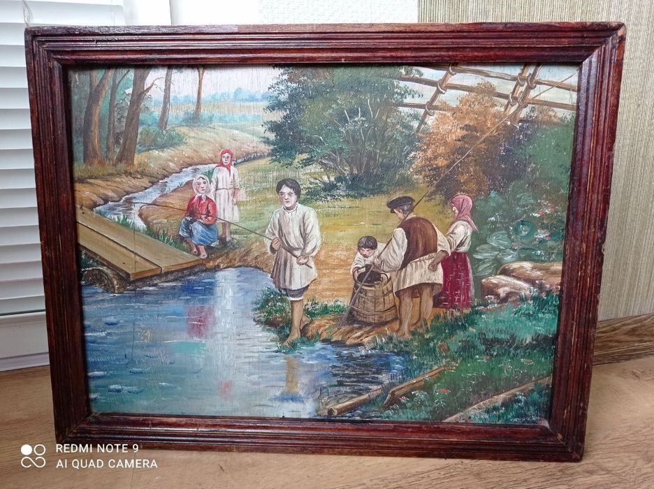 Картина маслом старинная