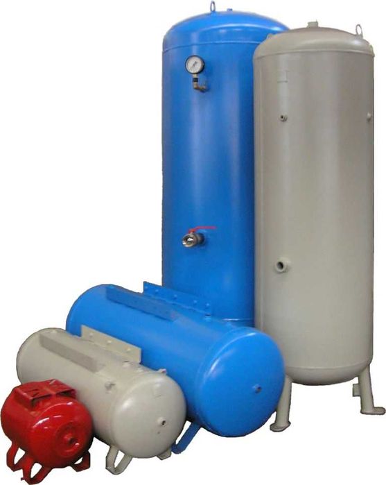 Компресори поршневі українських та світових виробників, Ресивери