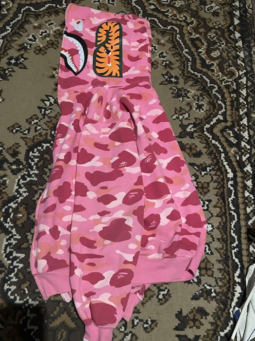 зіп-худі Bape рожева
