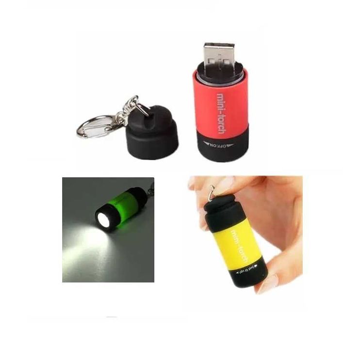 брелок ліхтарик карманный фонарик USB