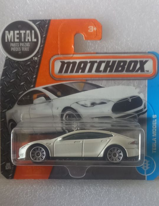 Tesla model S matchbox