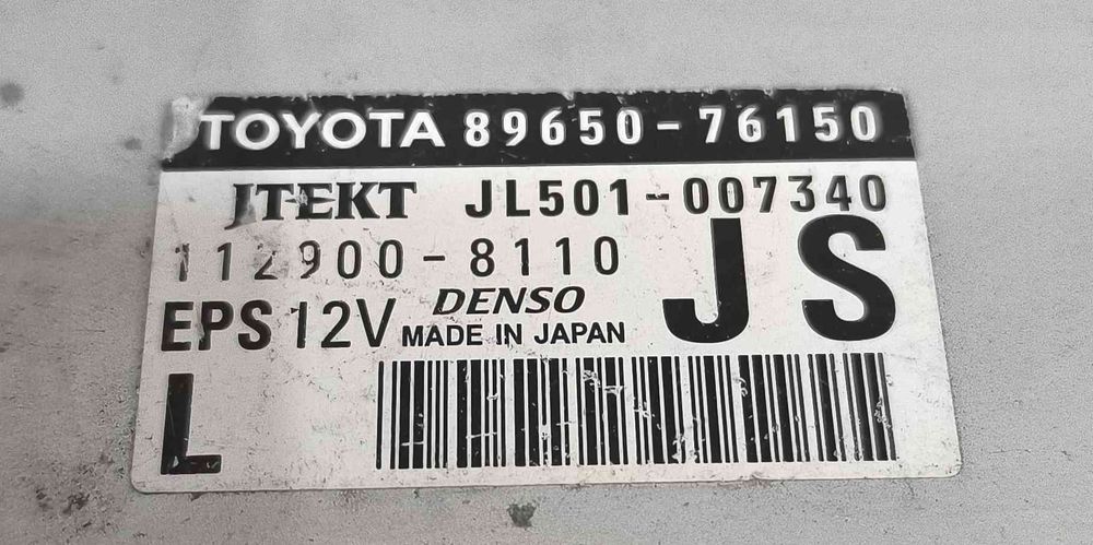 Centralina Direção 89650-76150 - LEXUS CT