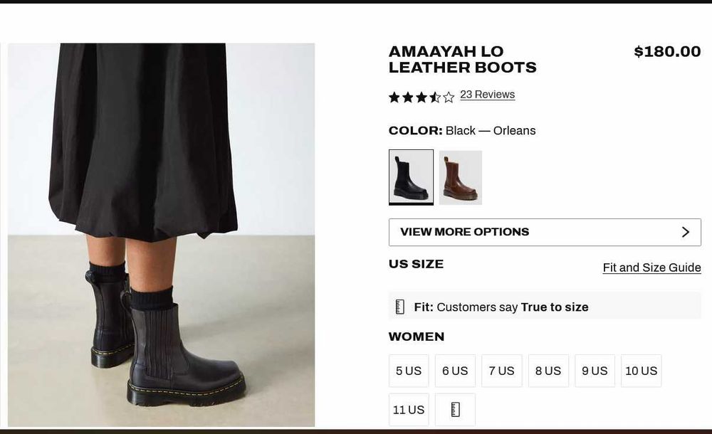 Чоботи унісекс Dr. Martens AMAAYAH LO, 41р