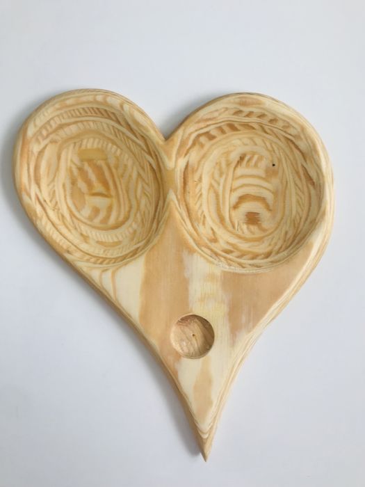 TALERZ ozdobny TACKA do podawania komplet 3 PATER kuchennych serca