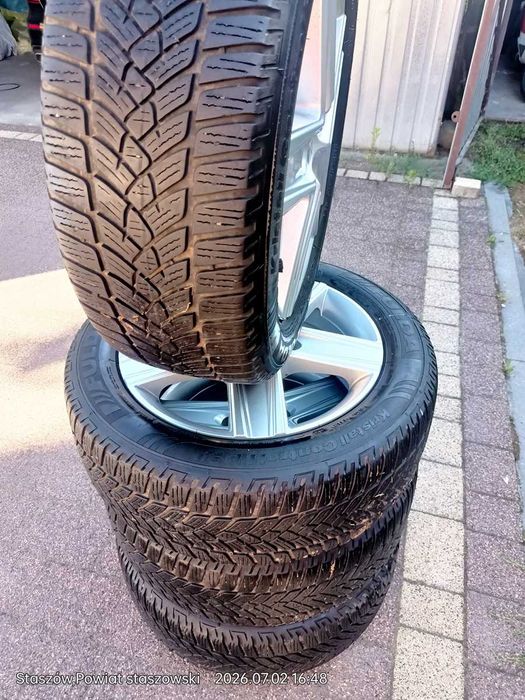 Koła aluminiowe z oponami zimowymi kia ceed