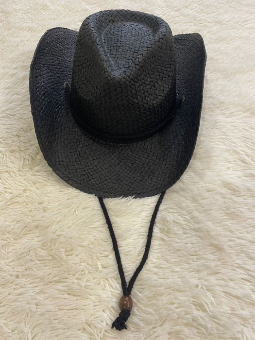 Ковбойський соломляний капелюх