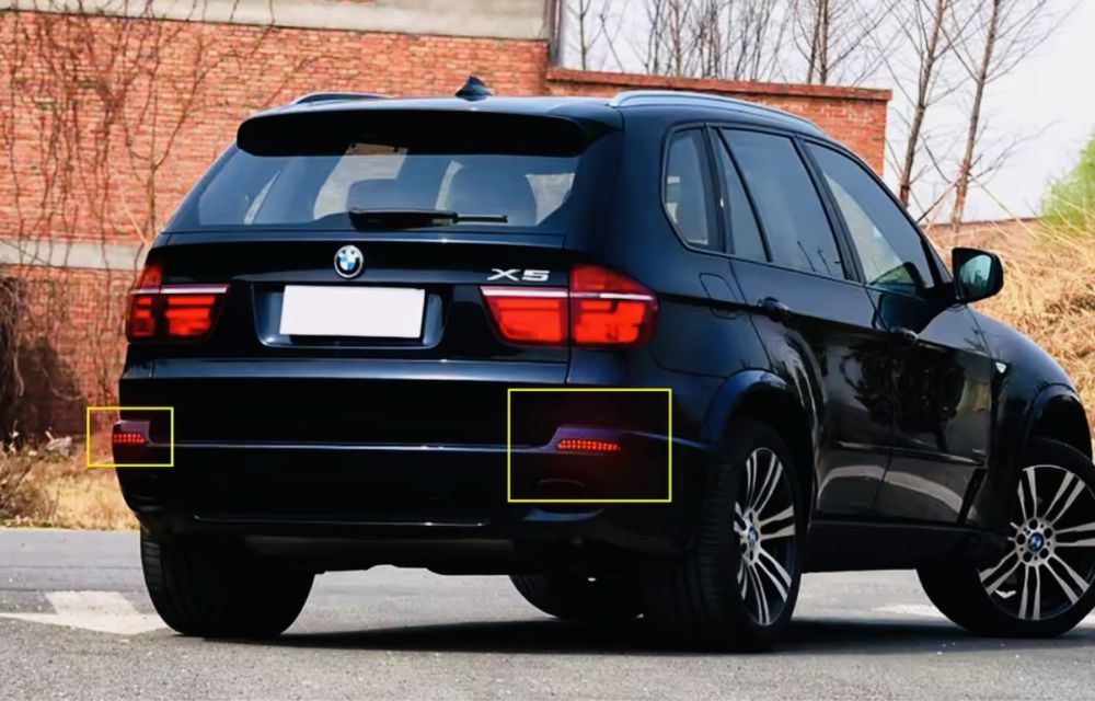освітлення отражатєль сигнал стоп BMW E70 X5