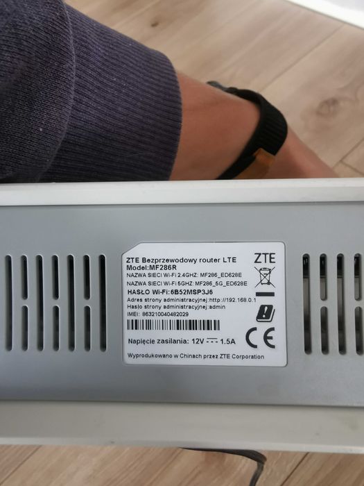 Router ZTE LTE MF286R