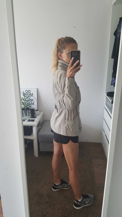Top Secret przejściowa kurtka narzutka parka bawełna rozmiar XS