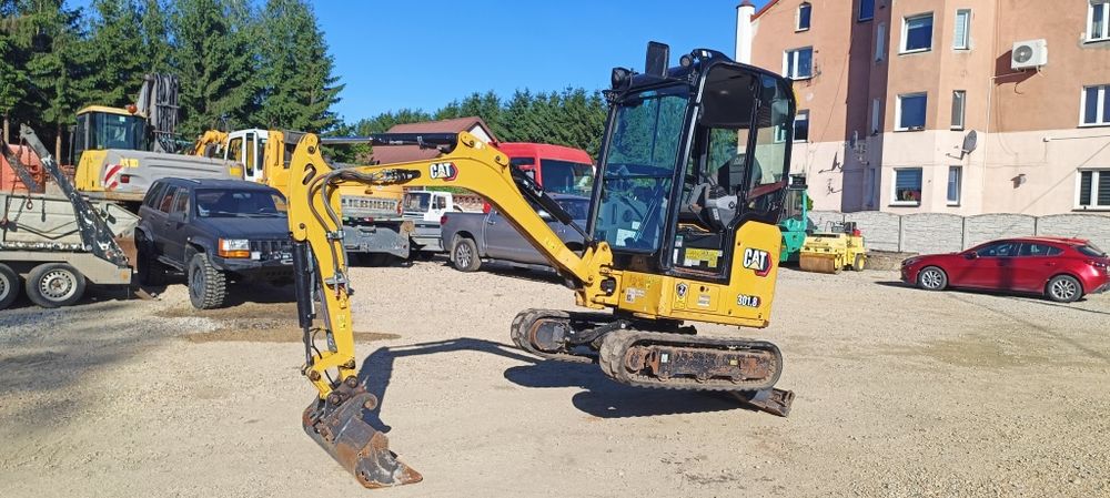 Maszyna budowlana mini koparka car 301.8 rok 22 klima nie ich Volvo takeuchi Kubota yanmar