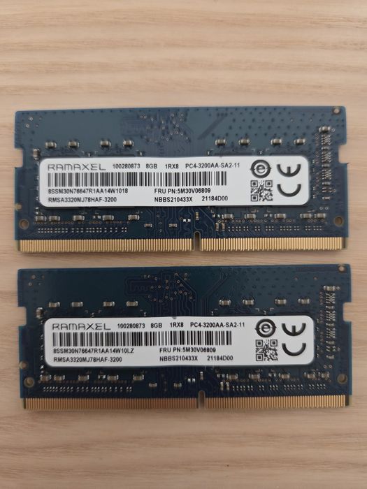 Оперативна пам'ять SO-DIMM DDR4 2×8Gb (16Gb) Ramaxel