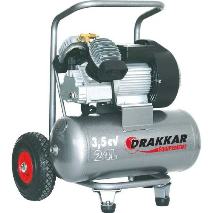 COMPRESSOR COAXIAL DRAKKAR 24 L 8 BAR 3,5 HP 230 V LL29
