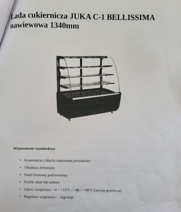 Lada cukiernicza Bellisima