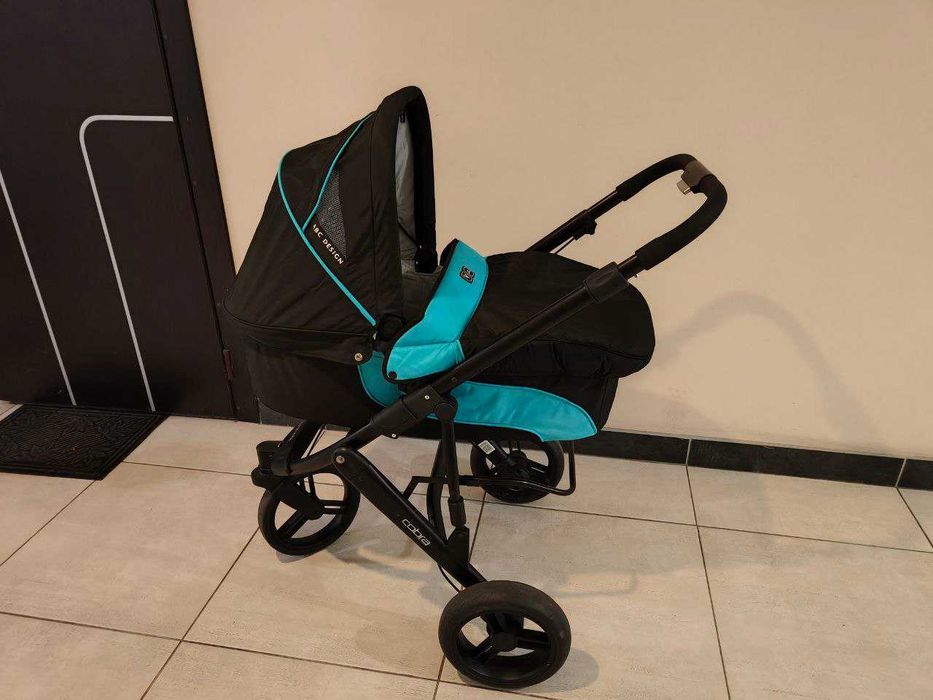 Універсальна коляска (2-в-1) ABC Design Cobra Turquoise-Black