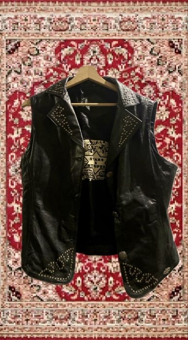 Skórzana kamizelka