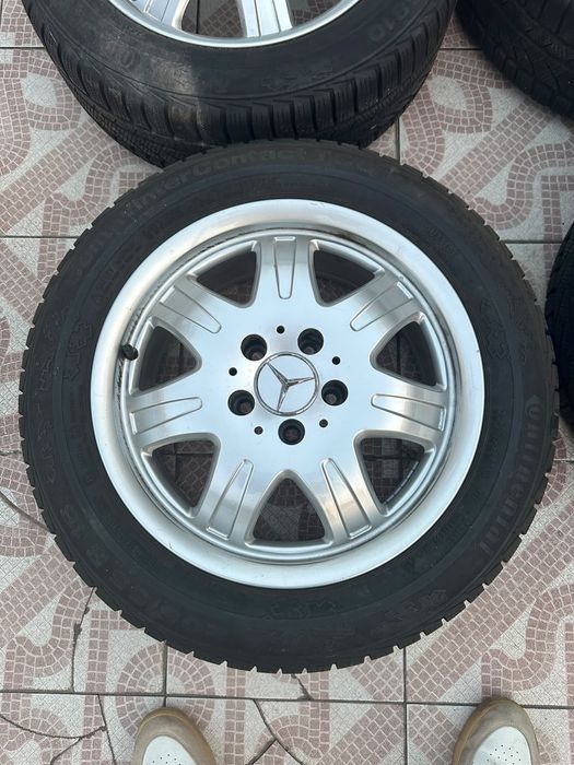 4 jantes e 5 pneus mercedes skl