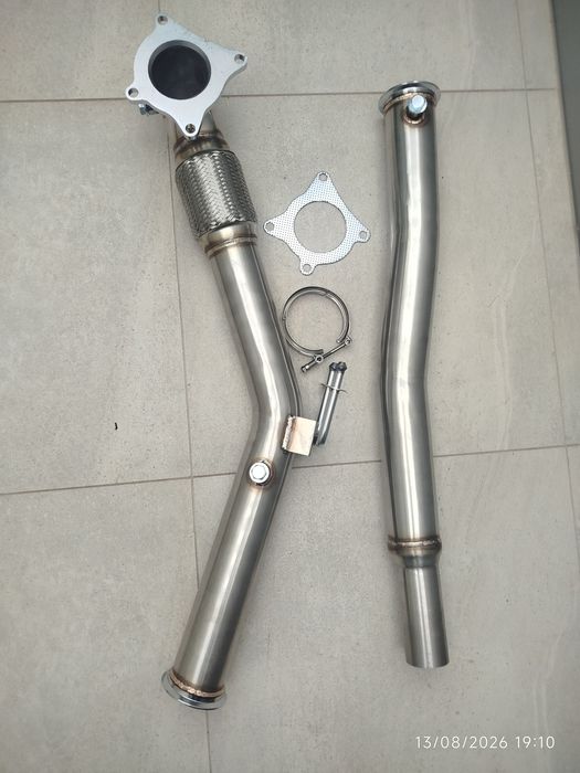 Down Pipe 76 mm Golf 5/6 Scirocco 2.0 TSi