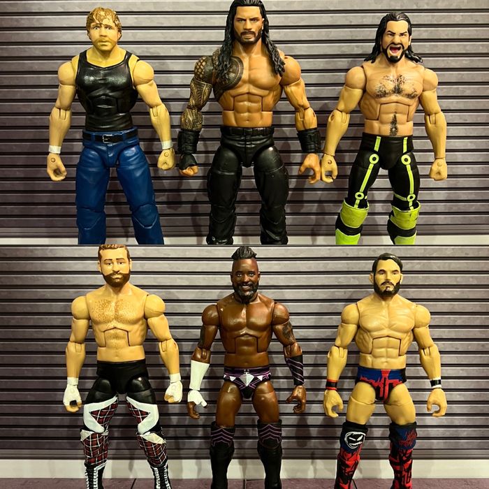 Figuras WWE Elite e AEW raras