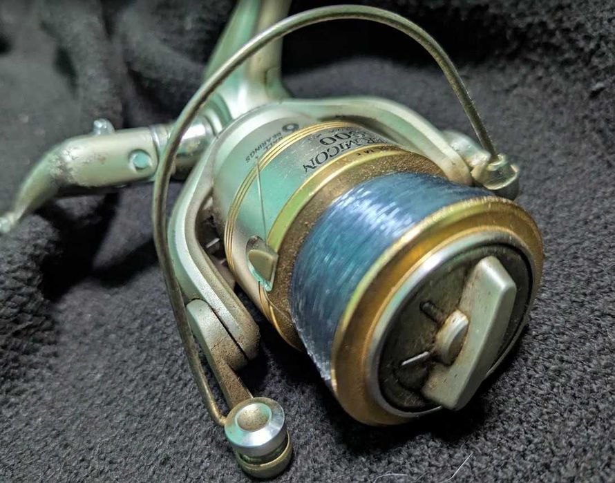 Рыболовная катушка alpha tackle Power micon 4000. Рабочая
