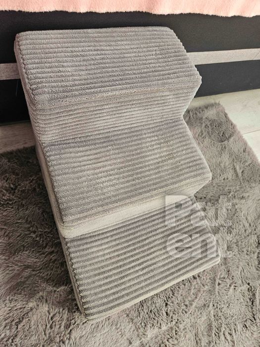 Schody podest dla psa 3 stopnie ułatwiające wchodzenie szare