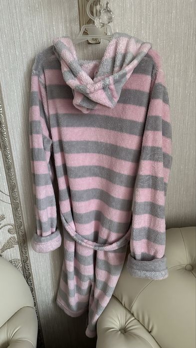 Халат махровий теплий з капюшоном