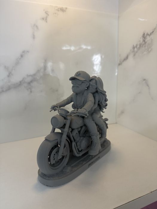 Casal de motoqueiro