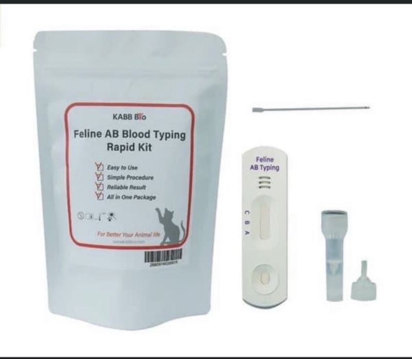 Експерес Тест на визначення групи крові котів
