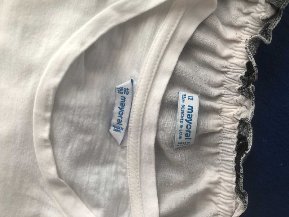 Джемпер футболка 95% хлопка Mayoral 152см сарафан платье блуза 9-12лет