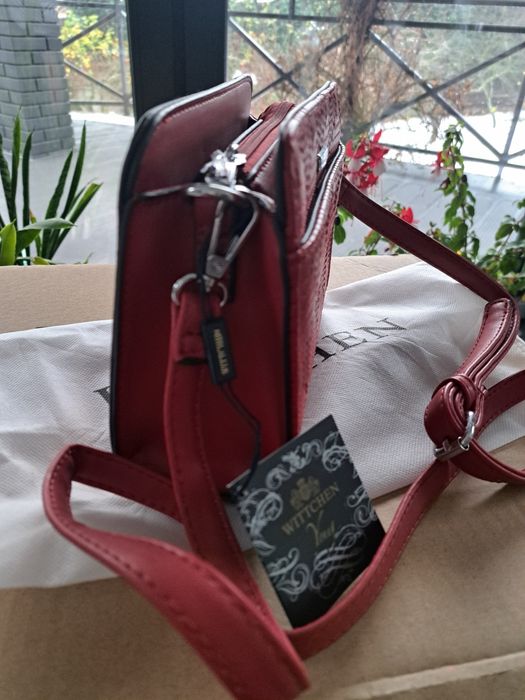 Piękna czerwona torebka Wittchen nowa metki