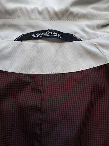 Gabardine vintage, cinzento claro