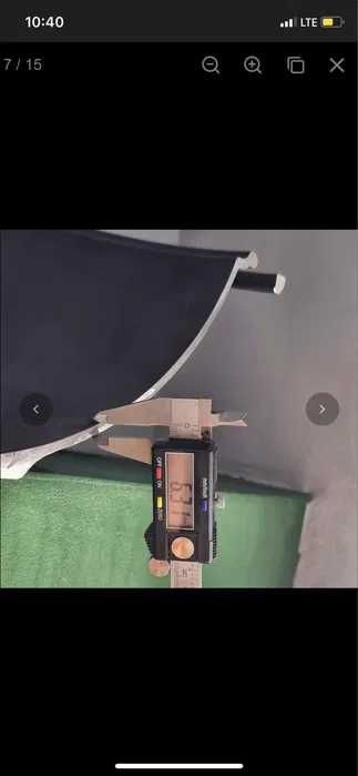 Казан 8л, Ø34см,вага 9,79кг, чавунний узбецький WOK, кришка-сковор.