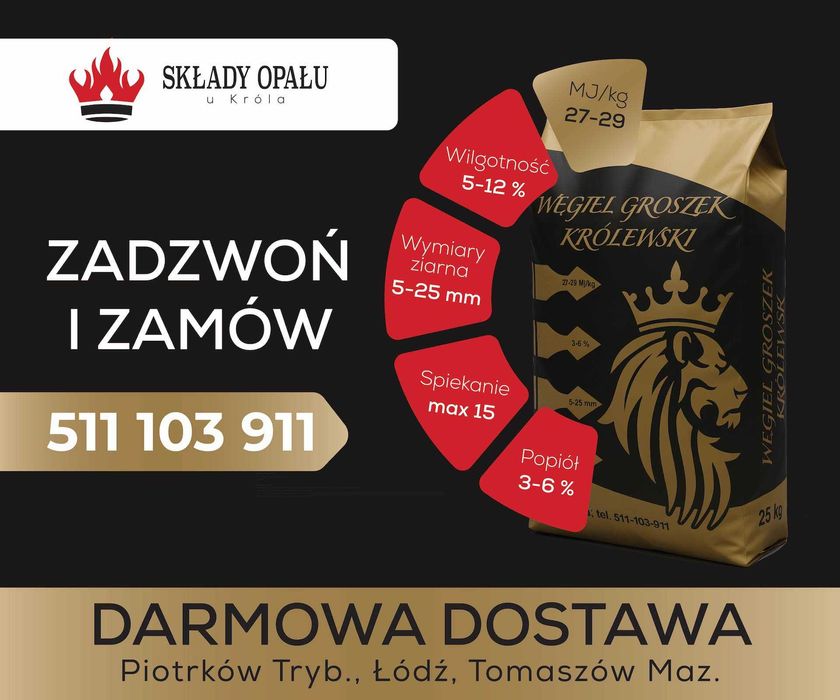 Węgiel groszek Królewski 27-29MJ