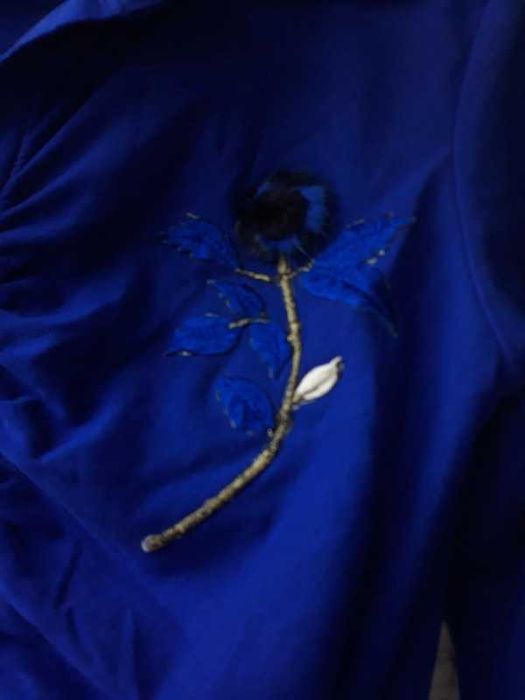 Tunika ciążowa z kwiatem z futerka 40 42 V