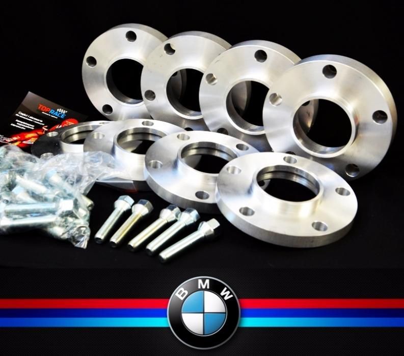 DYSTANSE do poszerzenia osi BMW X5 E53 E70 X6-10,15,20,25,30mm+ŚRUBY