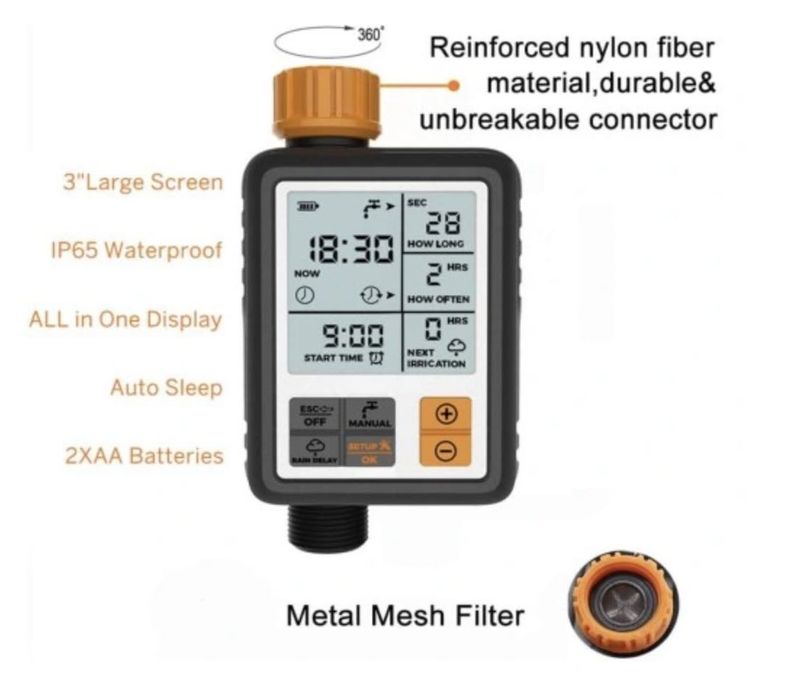 Sterownik nawadniania ogrodowy zawór cyfrowy timer Kazelia