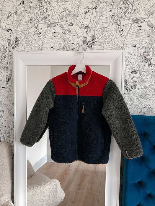 Стильная куртка из искусственной овчины Decathlon, р. 134