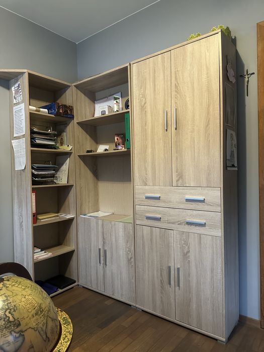 Zestaw mebli IKEA – dąb sonoma | 3-elementowy komplet + GRATISY