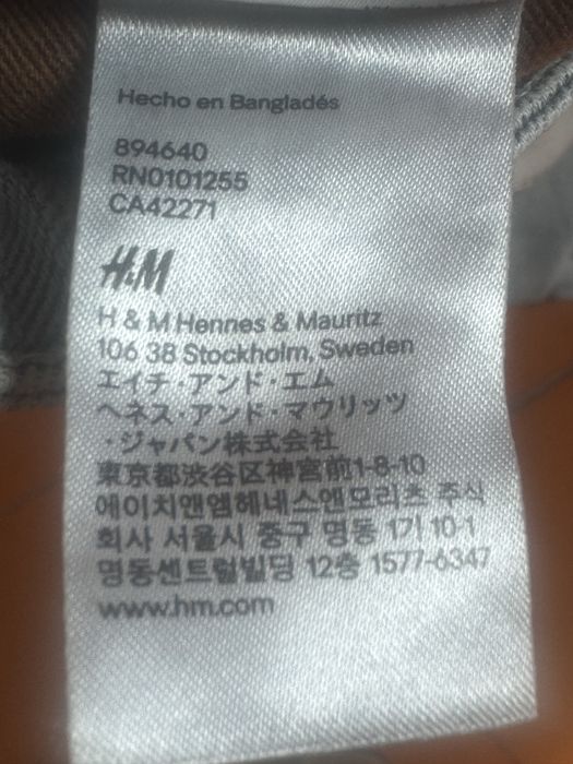 Calças ganga H&M cinzentas