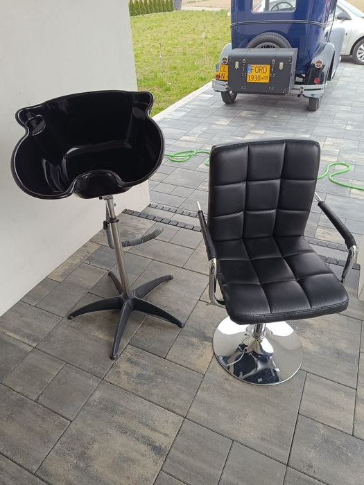 Myjka fryzjerska plus fotel