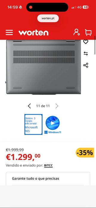 Portatil 2-em-1 LENOVO