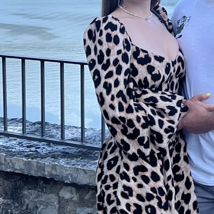 Леопардова сукня GEPUR (S)
