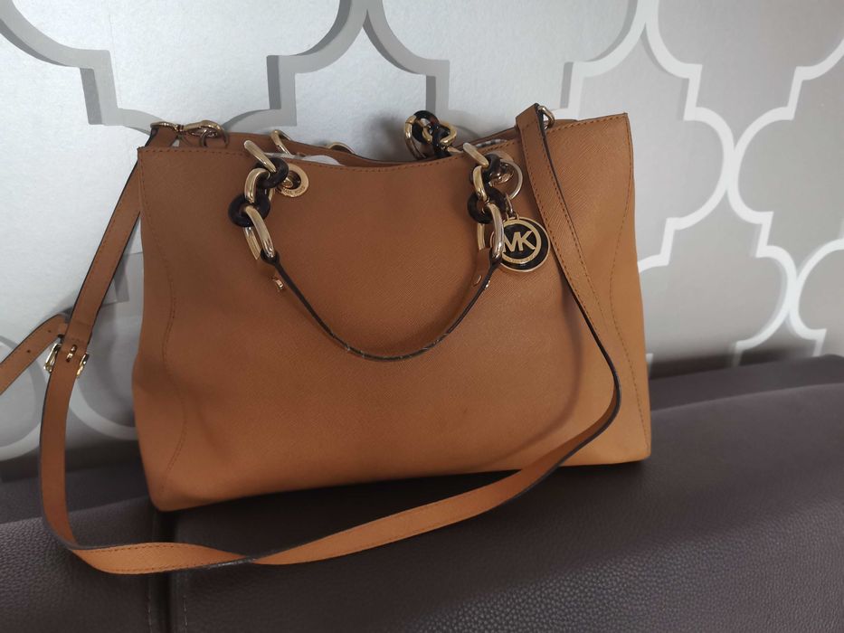 Oryginalna torebka Michael Kors karmelowa
