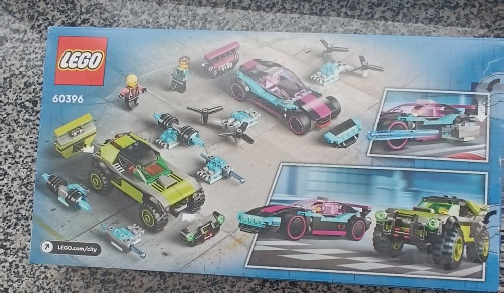 Лего Леґо LEGO City Модифіковані автомобілі для перегонів 60396