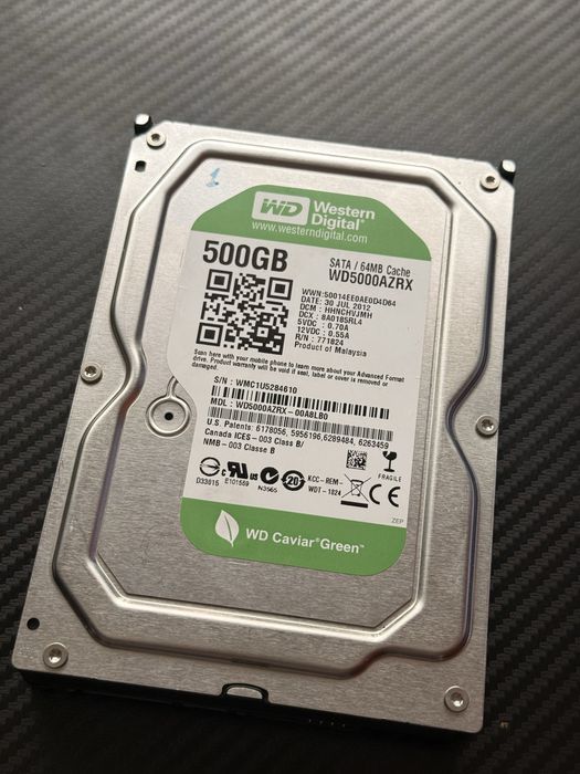 Dysk HDD 500 GB (WD GREEN)