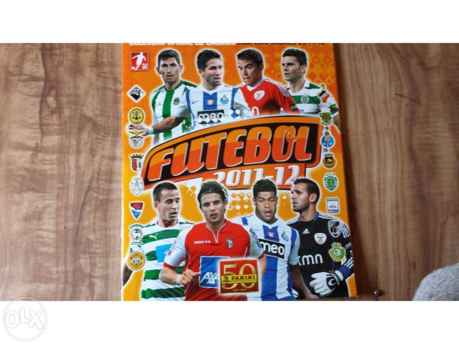 Cadernetas cromos futebol