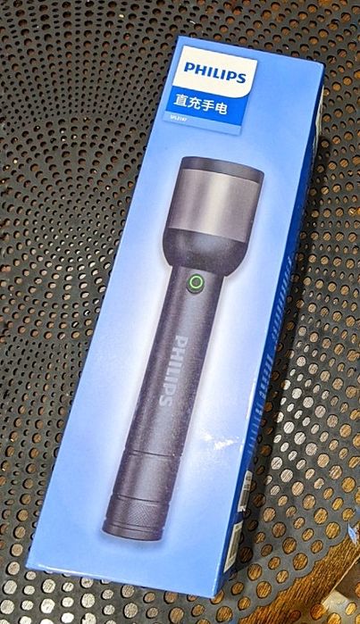 ФонарьЗаряднийАкумуляторнийЗахищенийТактичнийPhilipsСветильникНочник