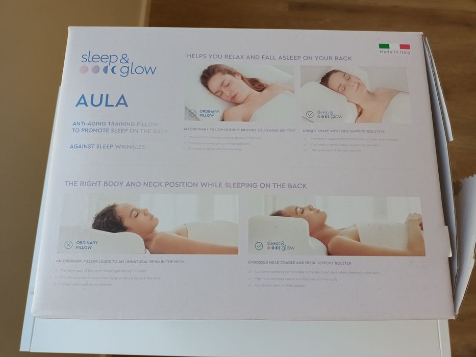 Almofada cervical anti-rugas Sleep&Glow