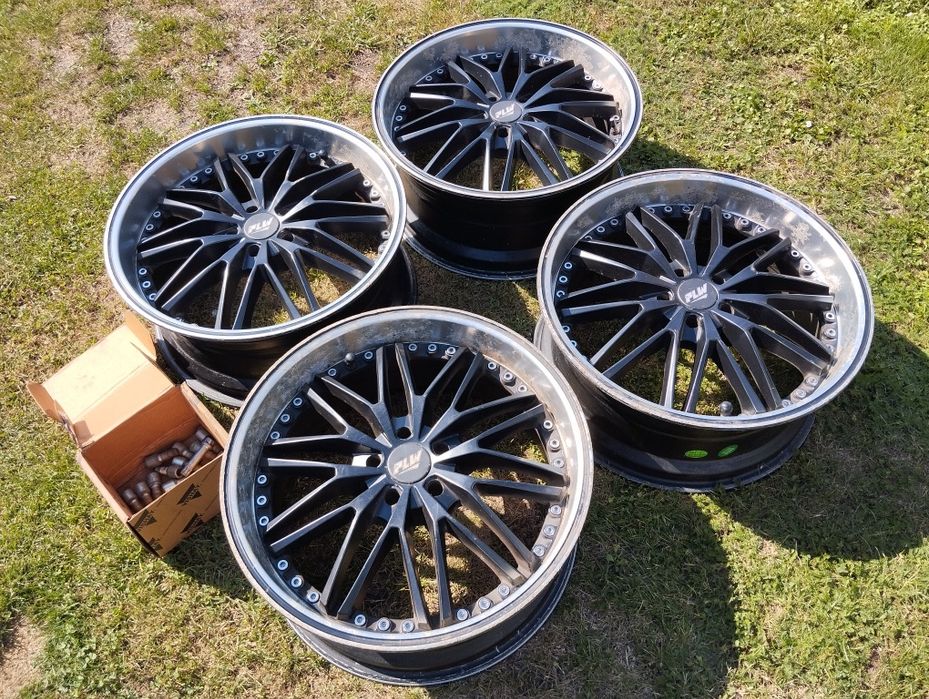 Felgi PLW 18" 5x100 8J ET35 komplet Vw Skoda Seat KBA 47881 plus śruby