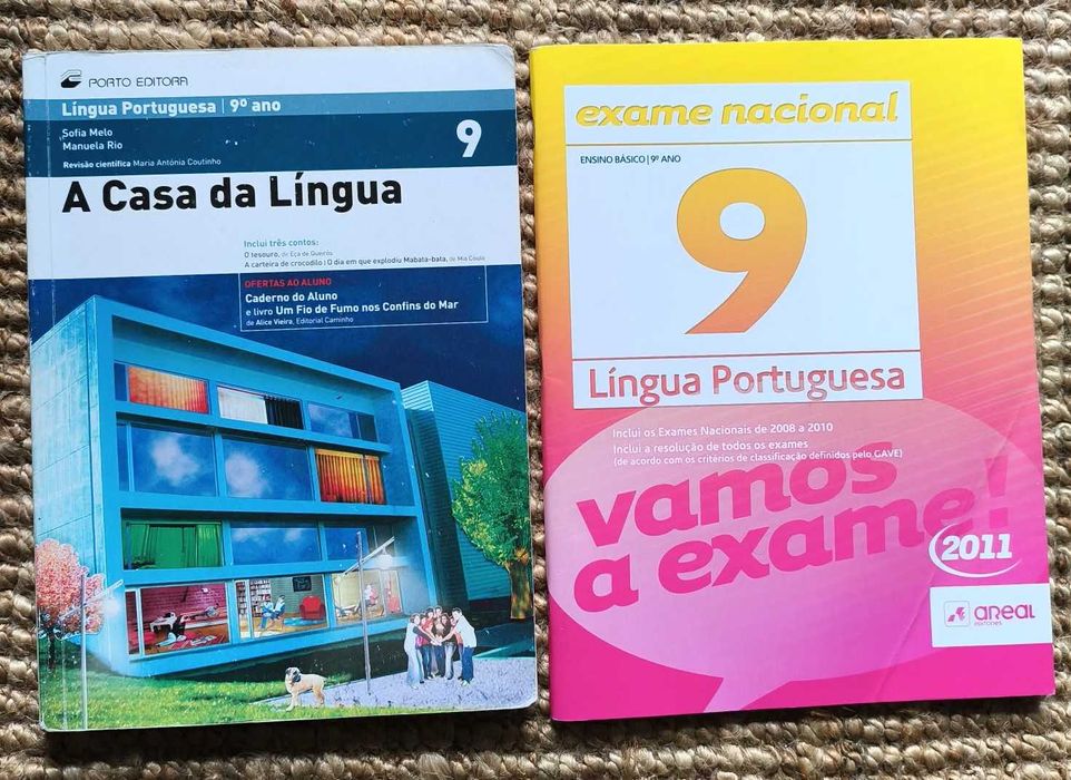 Livros vários para 9º ano.