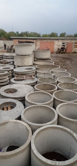 Продам бетонні кільця та кришки. М.Самар Дніпровська обл.